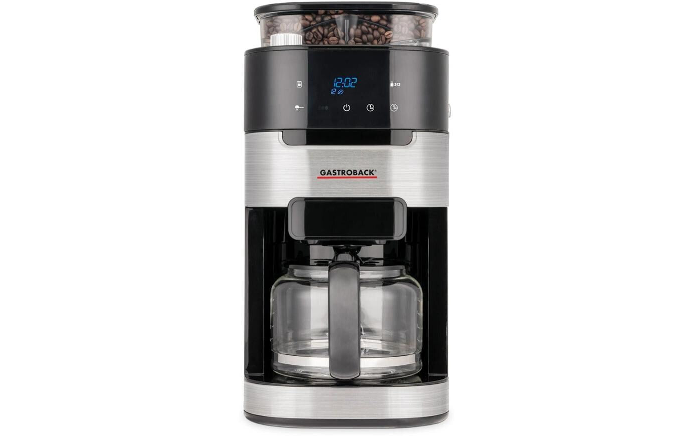 Filterkaffeemaschine Grind & Brew Pro Thermo Schwarz / Silber - MEGART