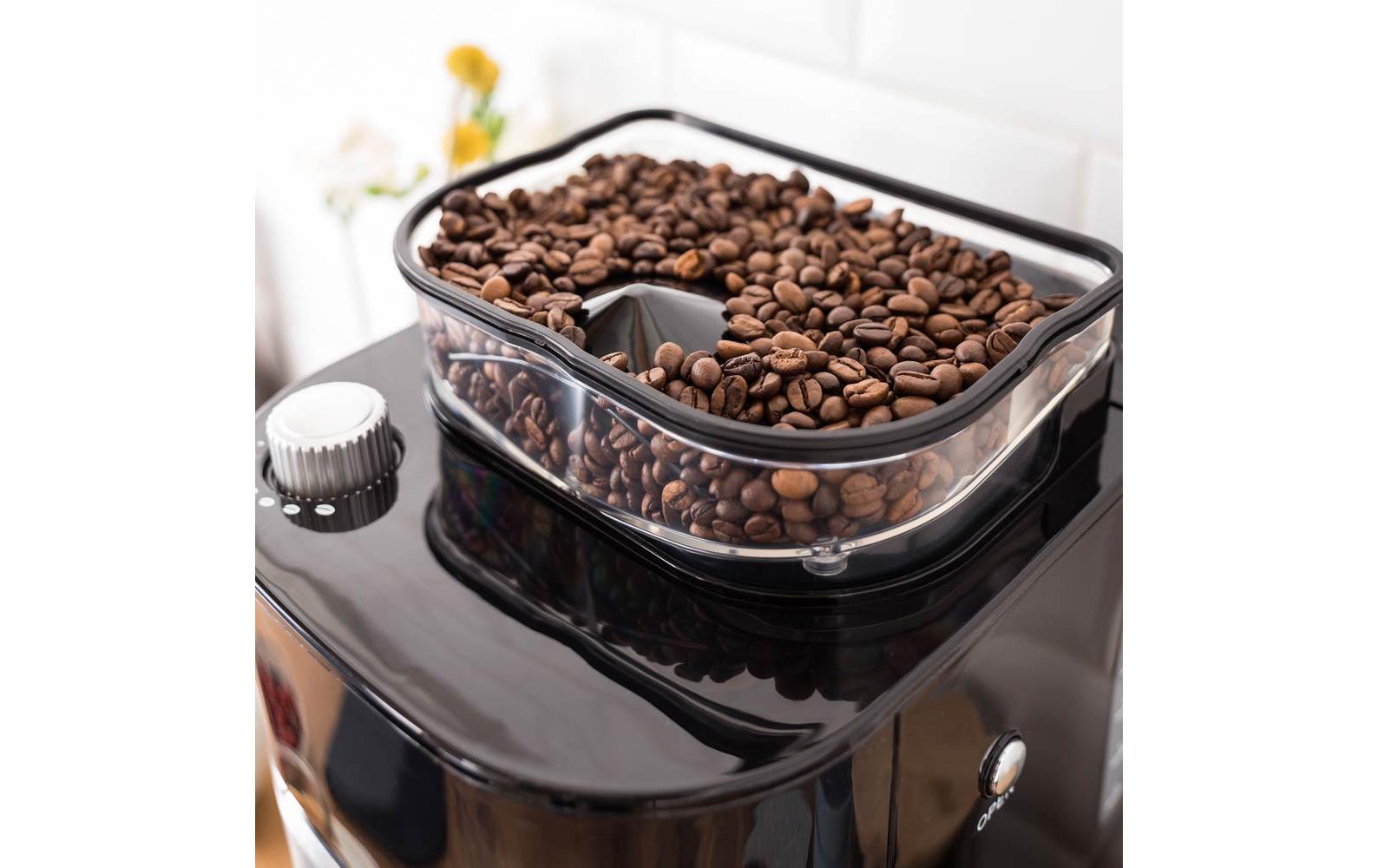 Filterkaffeemaschine Grind & Brew Pro Thermo Schwarz / Silber - MEGART