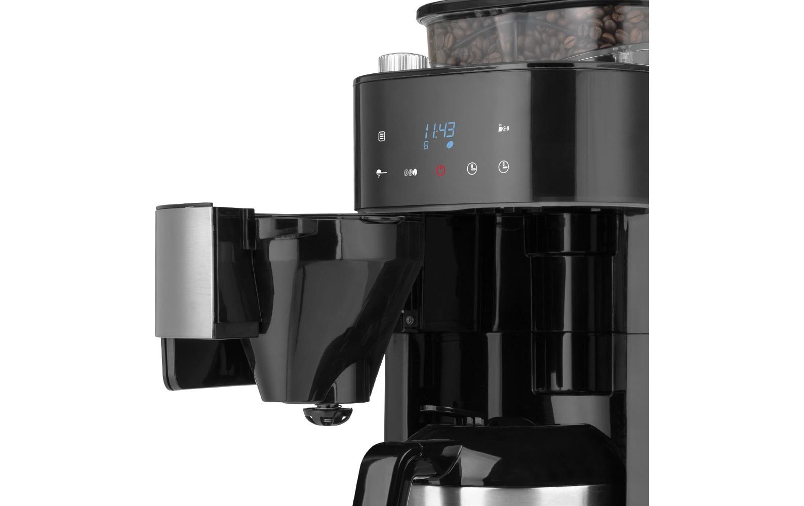 Filterkaffeemaschine Grind & Brew Pro Thermo Schwarz/Silber - MEGART