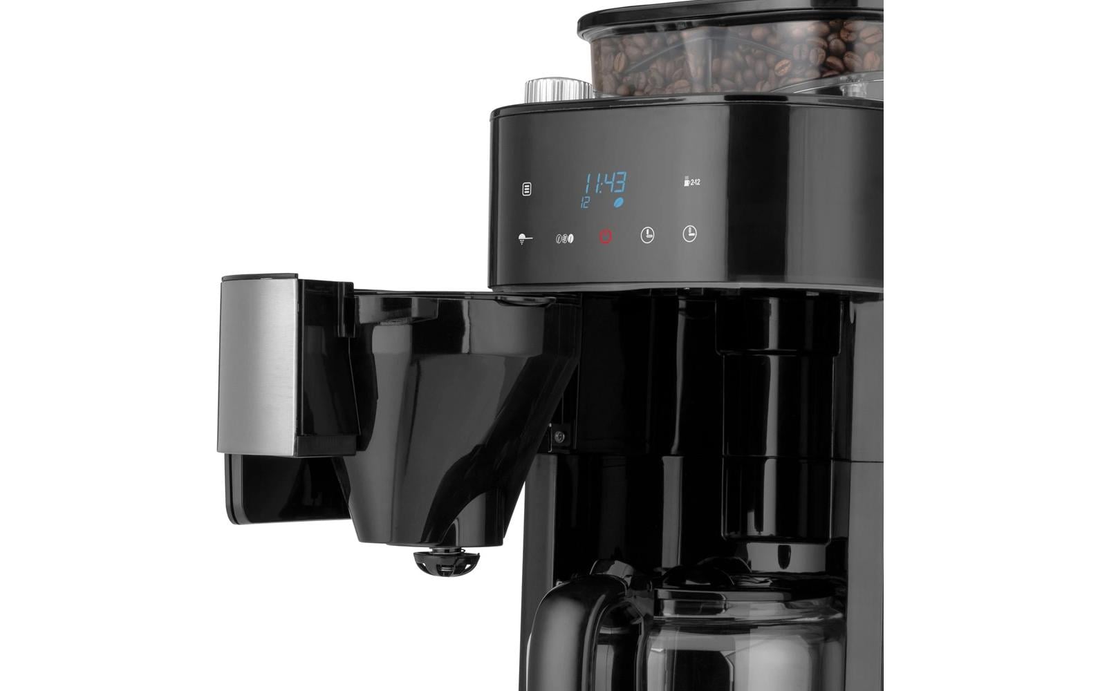 Filterkaffeemaschine Grind & Brew Pro Thermo Schwarz / Silber - MEGART