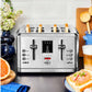 Toaster Digital 4S Silber - MEGART