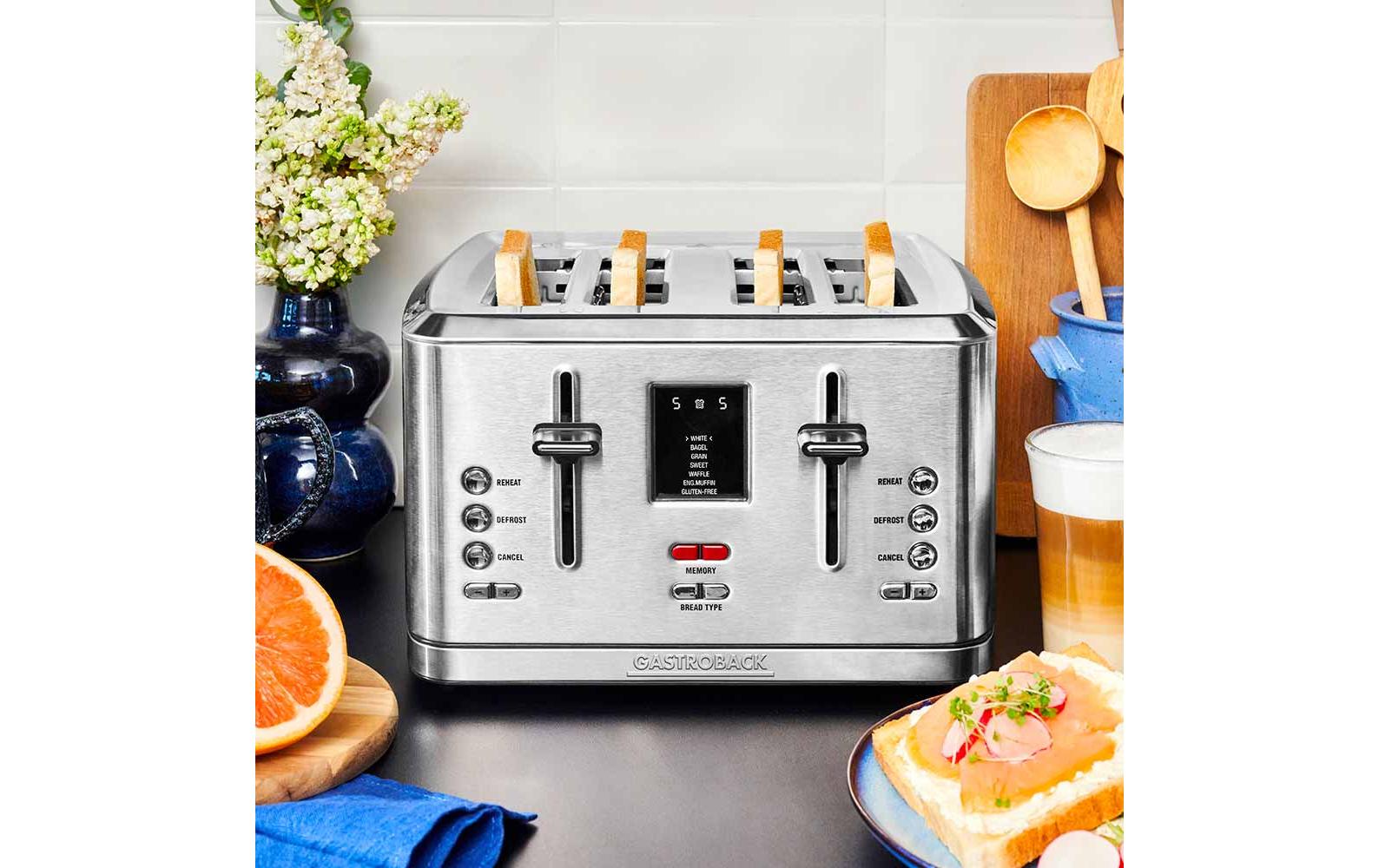 Toaster Digital 4S Silber - MEGART