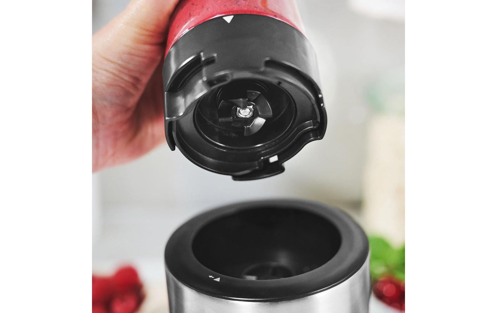 Smoothie Maker Mix & Go Schwarz/Silber - MEGART