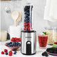 Smoothie Maker Mix & Go Schwarz/Silber - MEGART