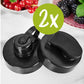 Smoothie Maker Mix & Go Schwarz/Silber - MEGART