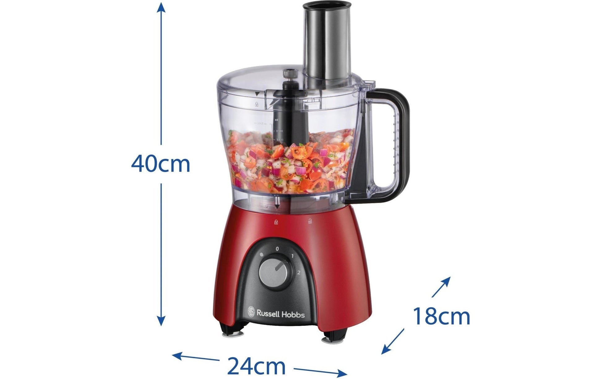 Zerkleinerer Desire Rot, 1.5 l - MEGART