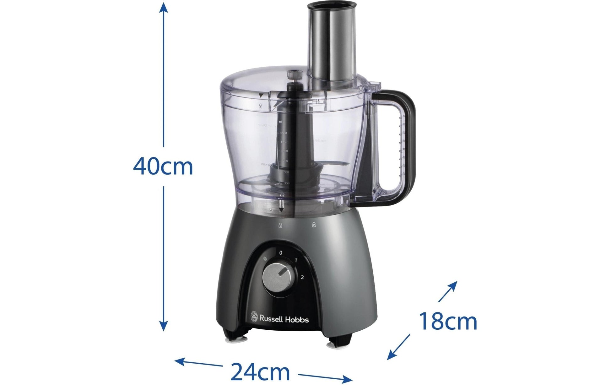 Zerkleinerer Desire Anthrazit, 1.5 l - MEGART