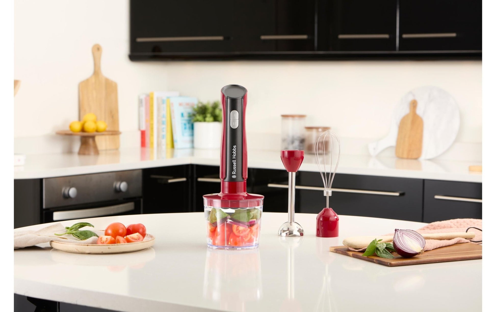 Stabmixer Desire 3 in 1 Rot - MEGART