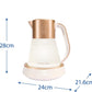 Wasserkocher Calm 1.7 l, Kupfer/Weiss - MEGART