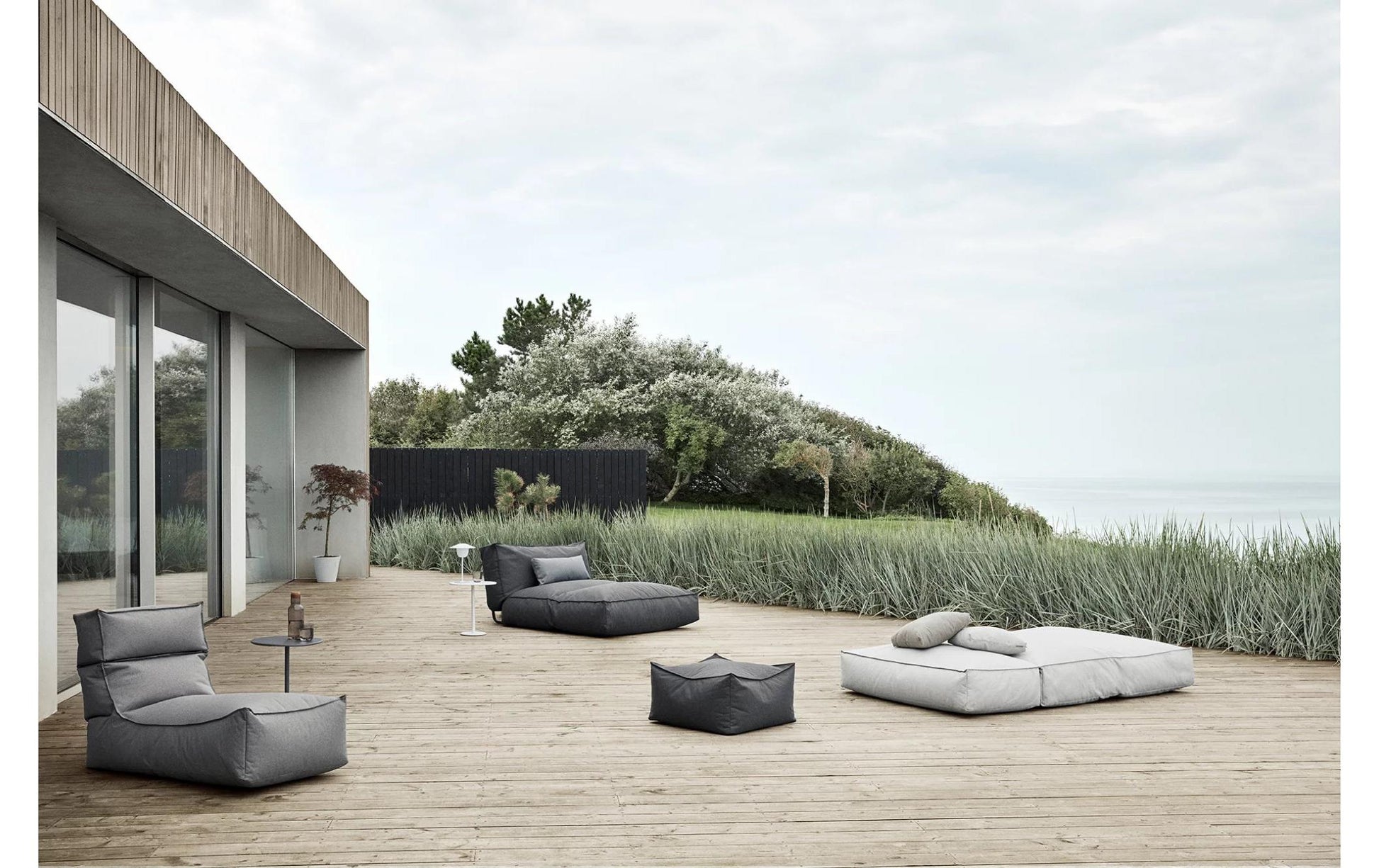 Pouf Stay Grau - MEGART