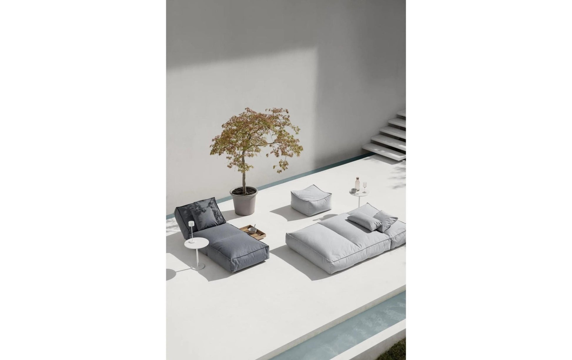 Pouf Stay Dunkelgrau - MEGART