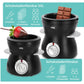 Schokoladenfondue - Set KG2352 10 Teile, Schwarz - MEGART