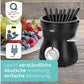 Schokoladenfondue - Set KG2352 10 Teile, Schwarz - MEGART