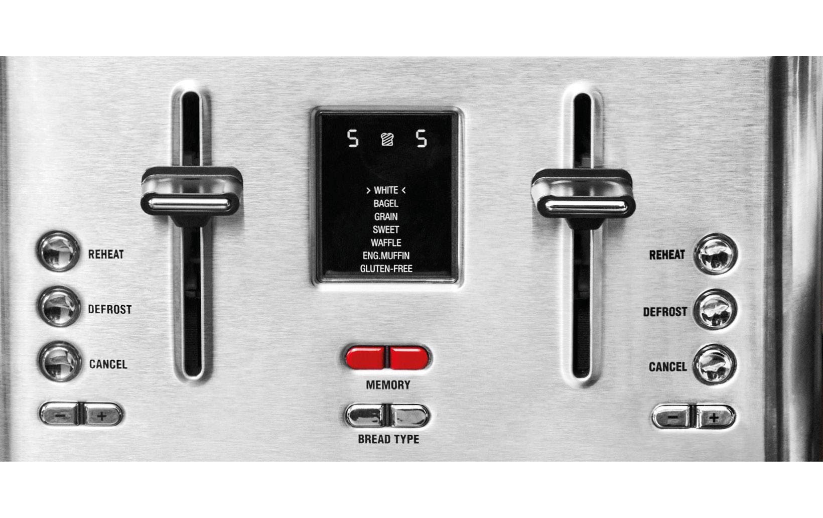 Toaster Digital 4S Silber - MEGART