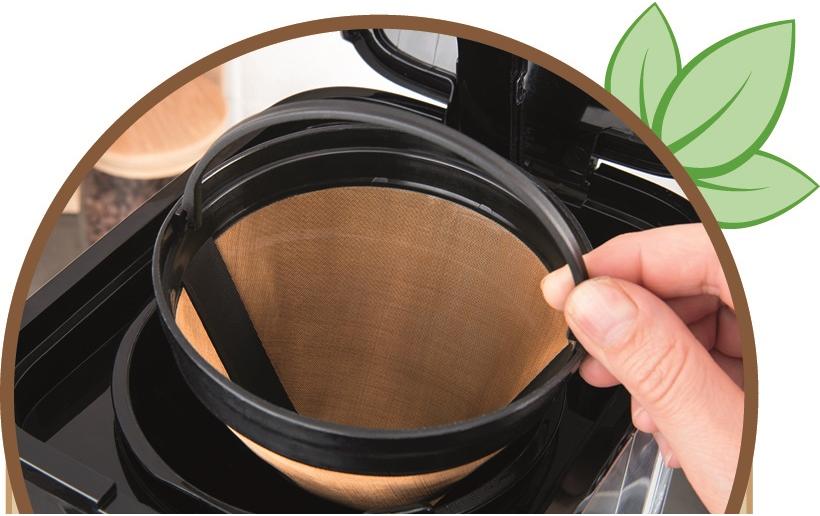 Filterkaffeemaschine Essential S Schwarz/Silber - MEGART