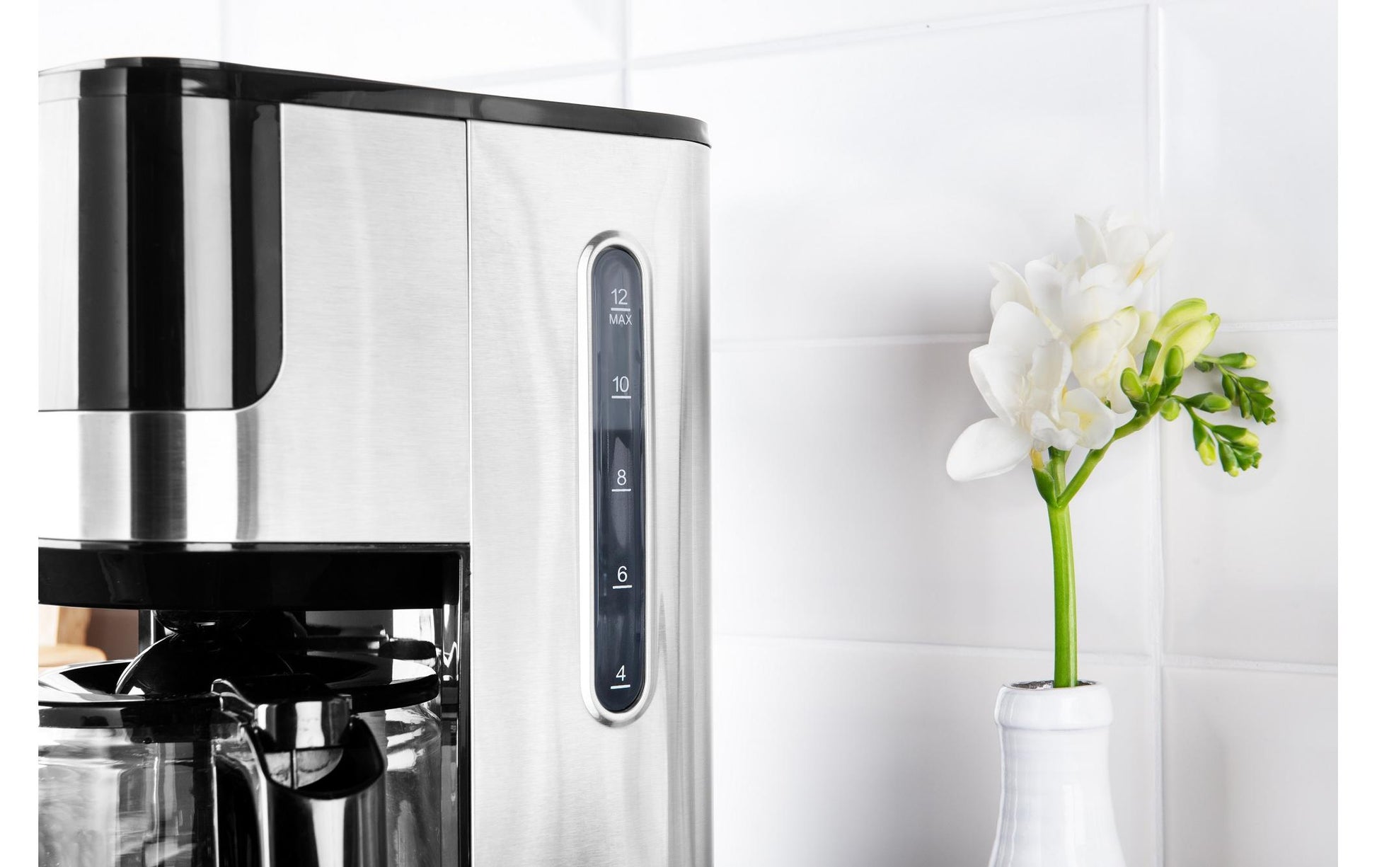 Filterkaffeemaschine Essential S Schwarz/Silber - MEGART