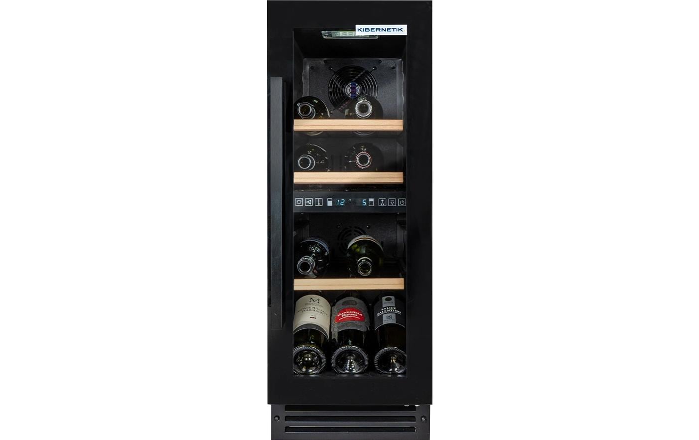 Einbau - Weinklimaschrank WKE 24 Schwarz, Rechts, Wechselbar - MEGART