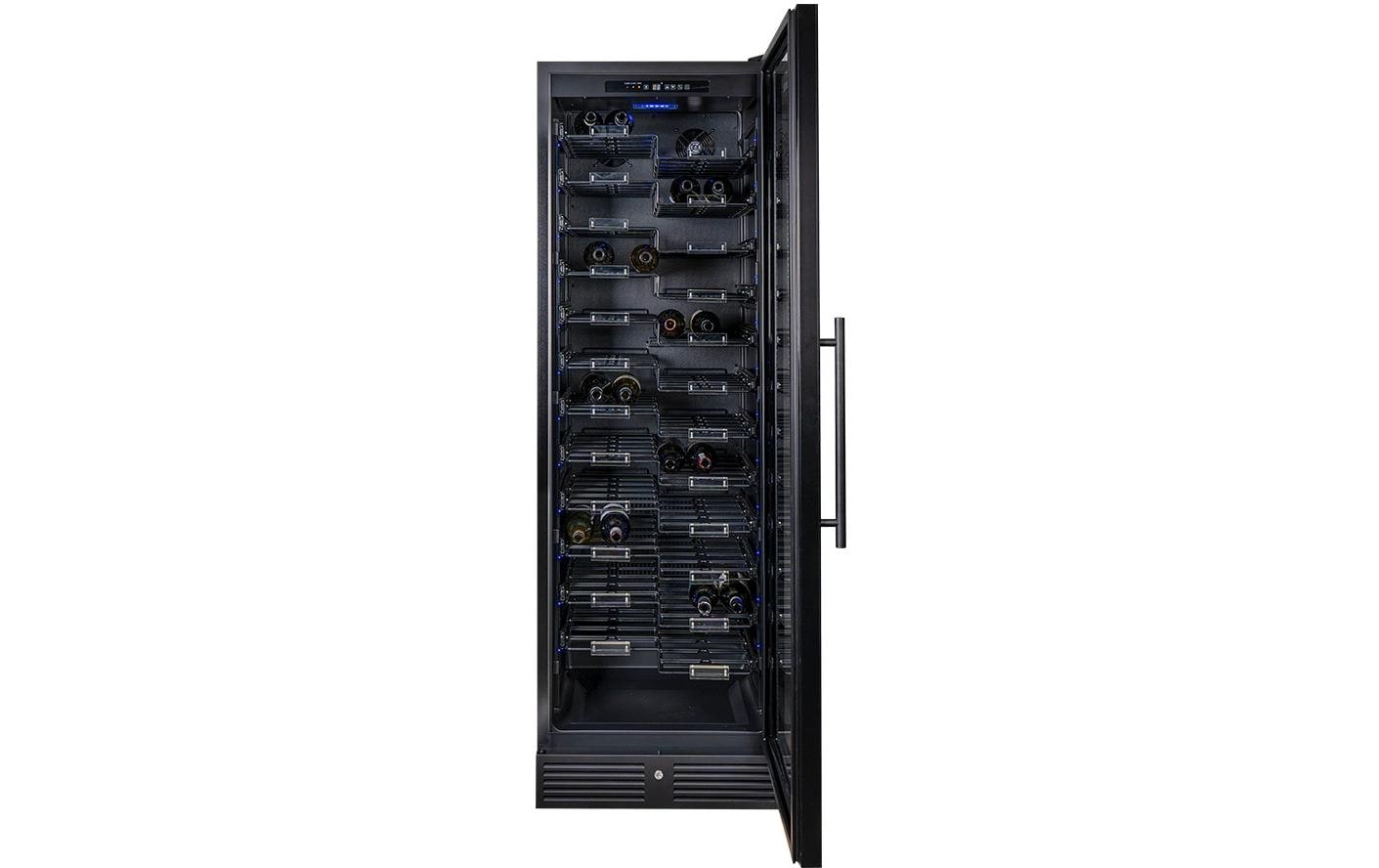 Weinklimaschrank WKZ 150 Schwarz, Rechts, Wechselbar - MEGART
