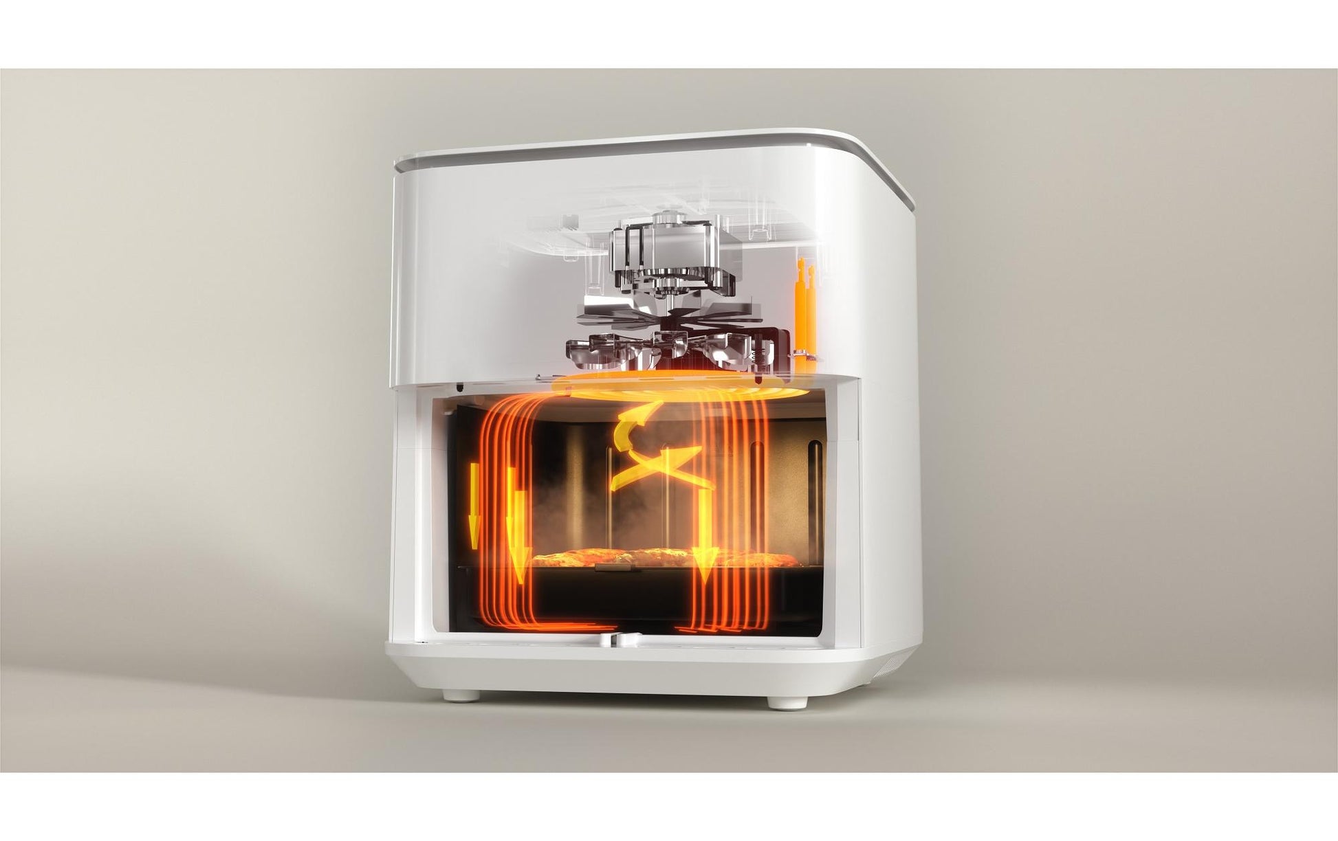 Heissluft - Fritteuse Smart 6.5 l, Weiss - MEGART