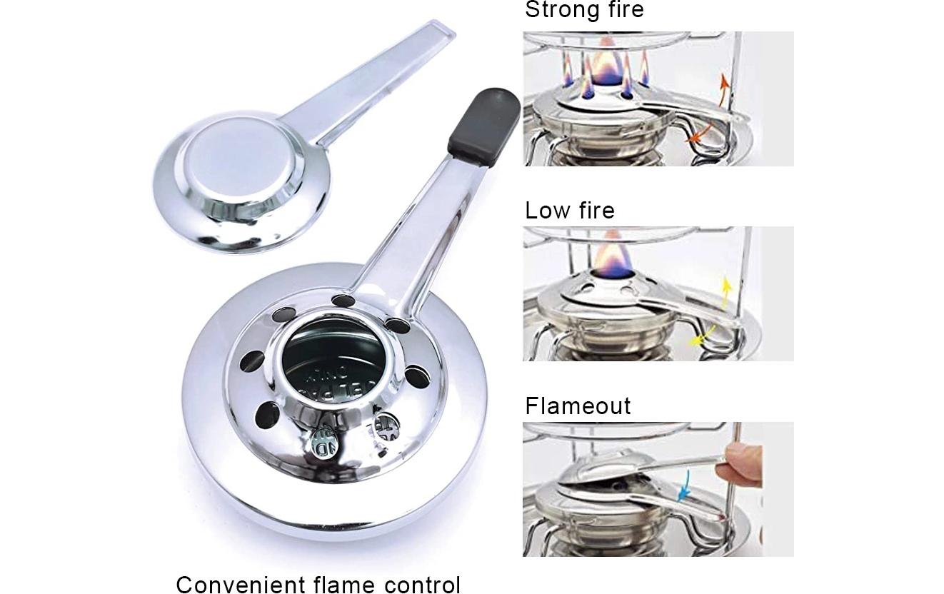 Fondue - Set OHM - FND - 2229 29 Teile, Braun/Silber - MEGART