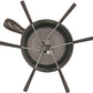 Fondue Set OHM - FND - 1507 8 Teile, Schwarz - MEGART