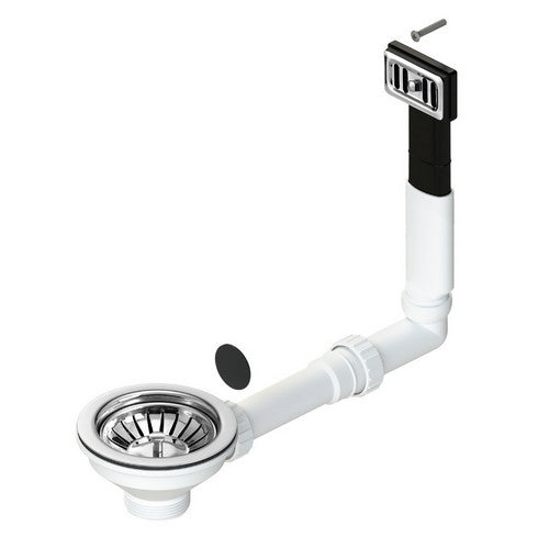Ablaufventil D. 114 MM Troppo Pieno Rettangolare 1"1/2
