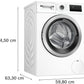 Waschmaschine WAN28243CH Links - MEGART