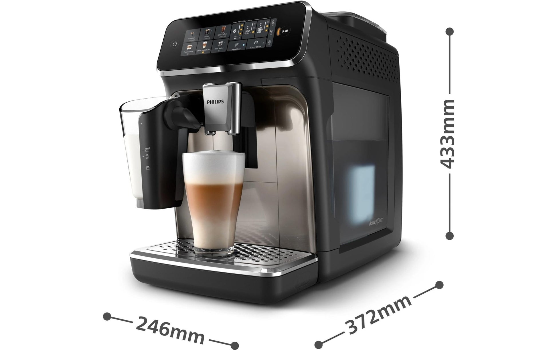 Kaffeevollautomat Series 3300 EP3347 Schwarz - MEGART