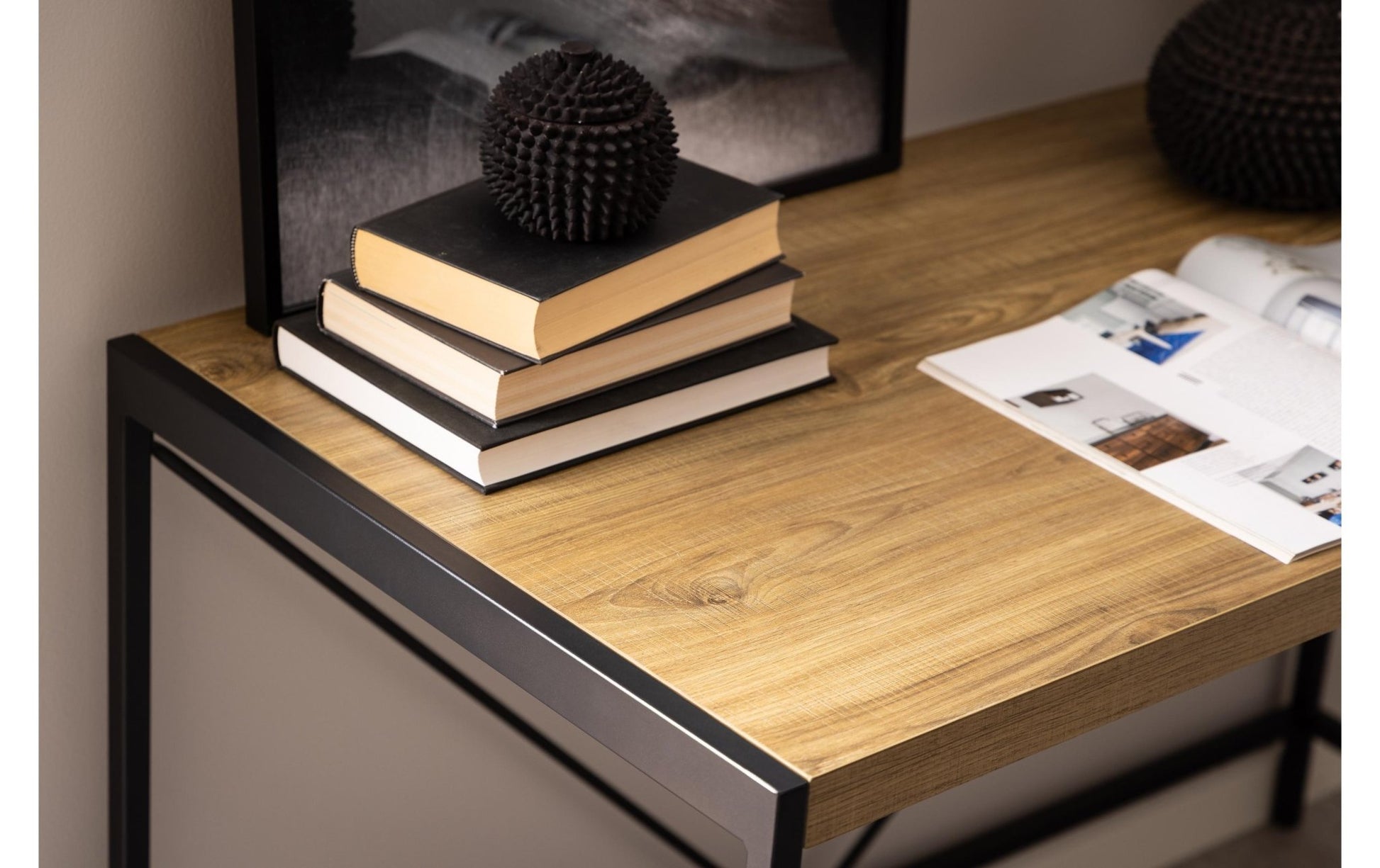 AC Design Tisch Bahamas, Schwarz / Braun - MEGART