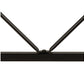 AC Design Tisch Bahamas, Schwarz / Braun - MEGART
