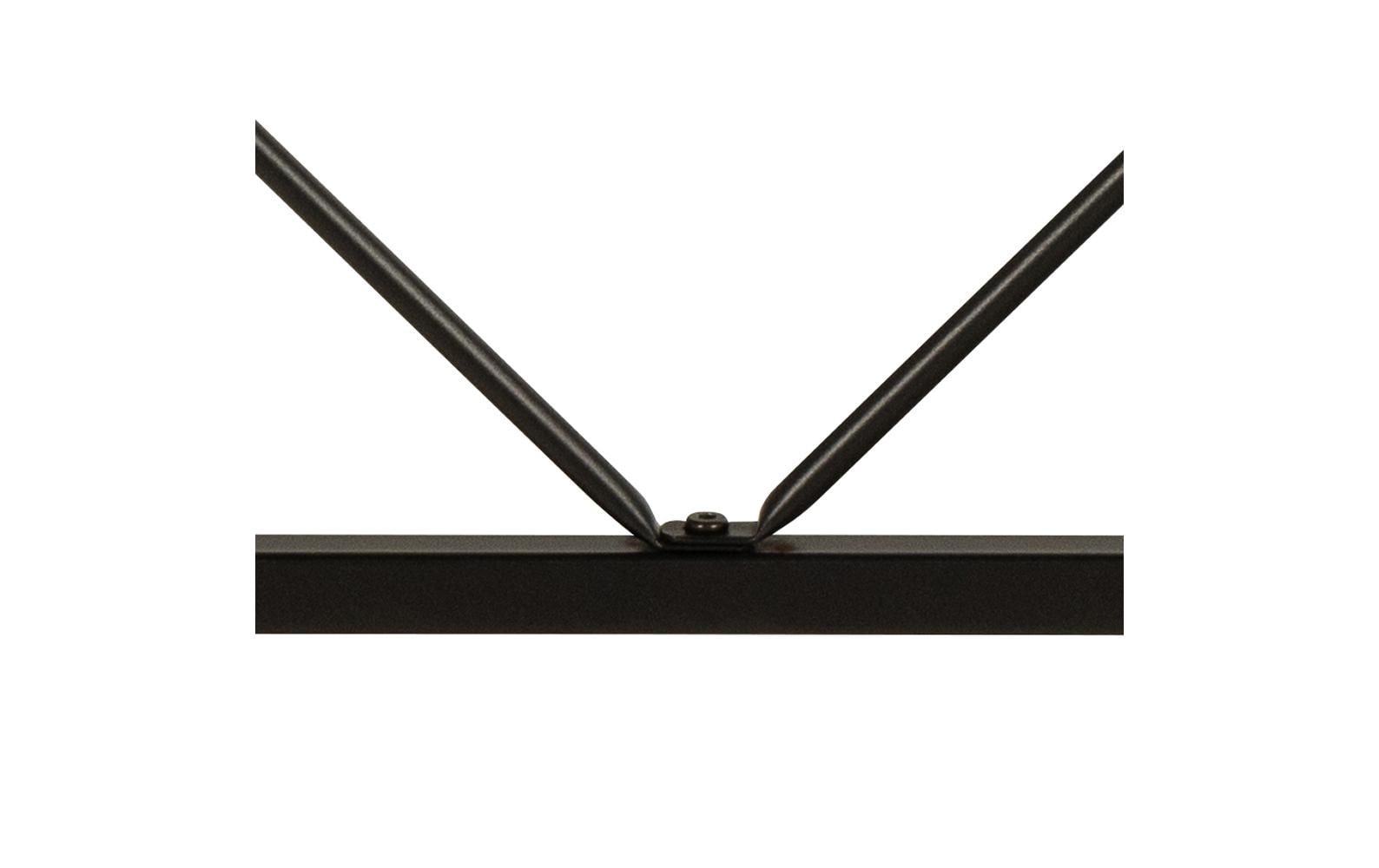 AC Design Tisch Bahamas, Schwarz / Braun - MEGART