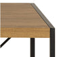 AC Design Tisch Bahamas, Schwarz / Braun - MEGART