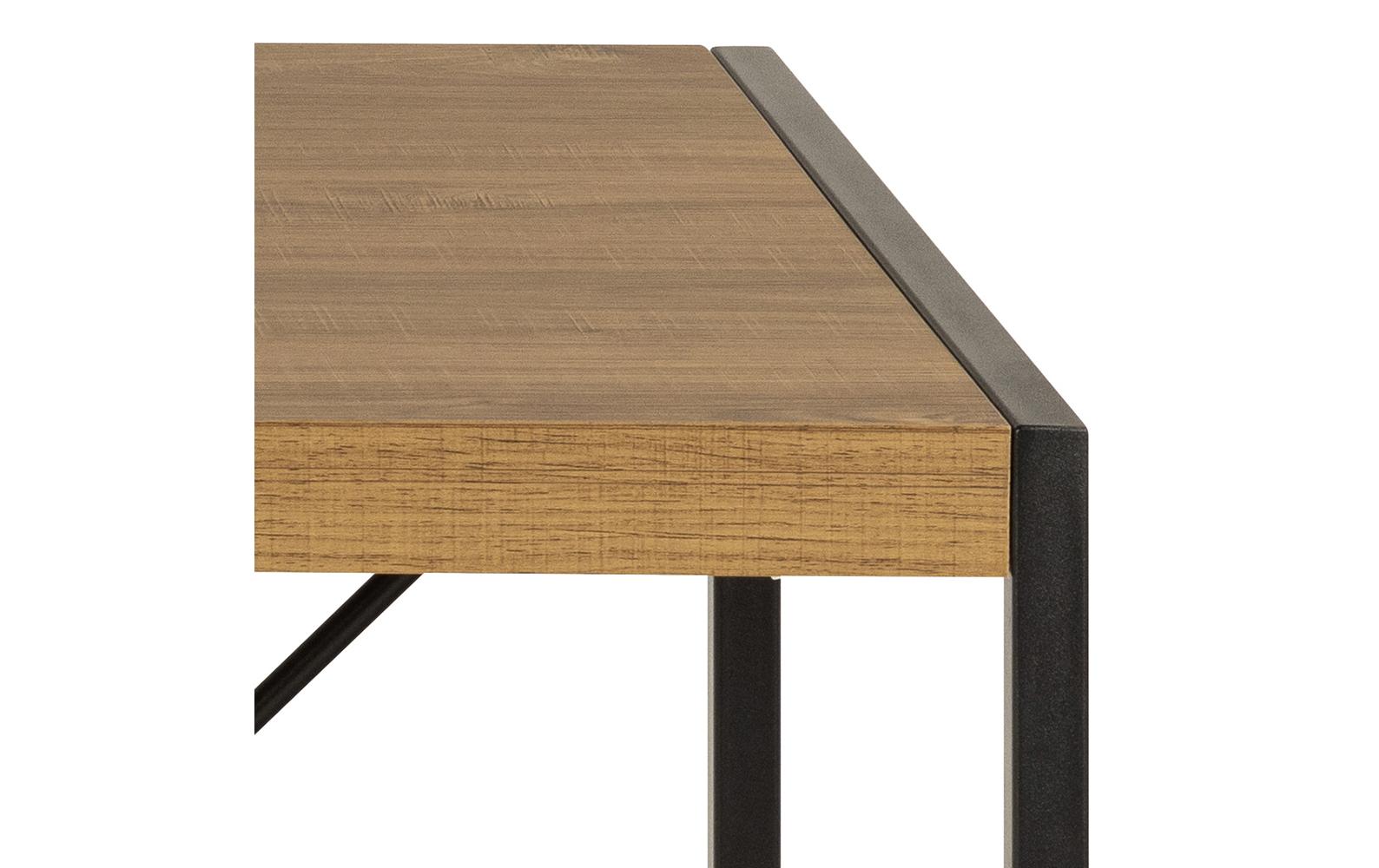 AC Design Tisch Bahamas, Schwarz / Braun - MEGART