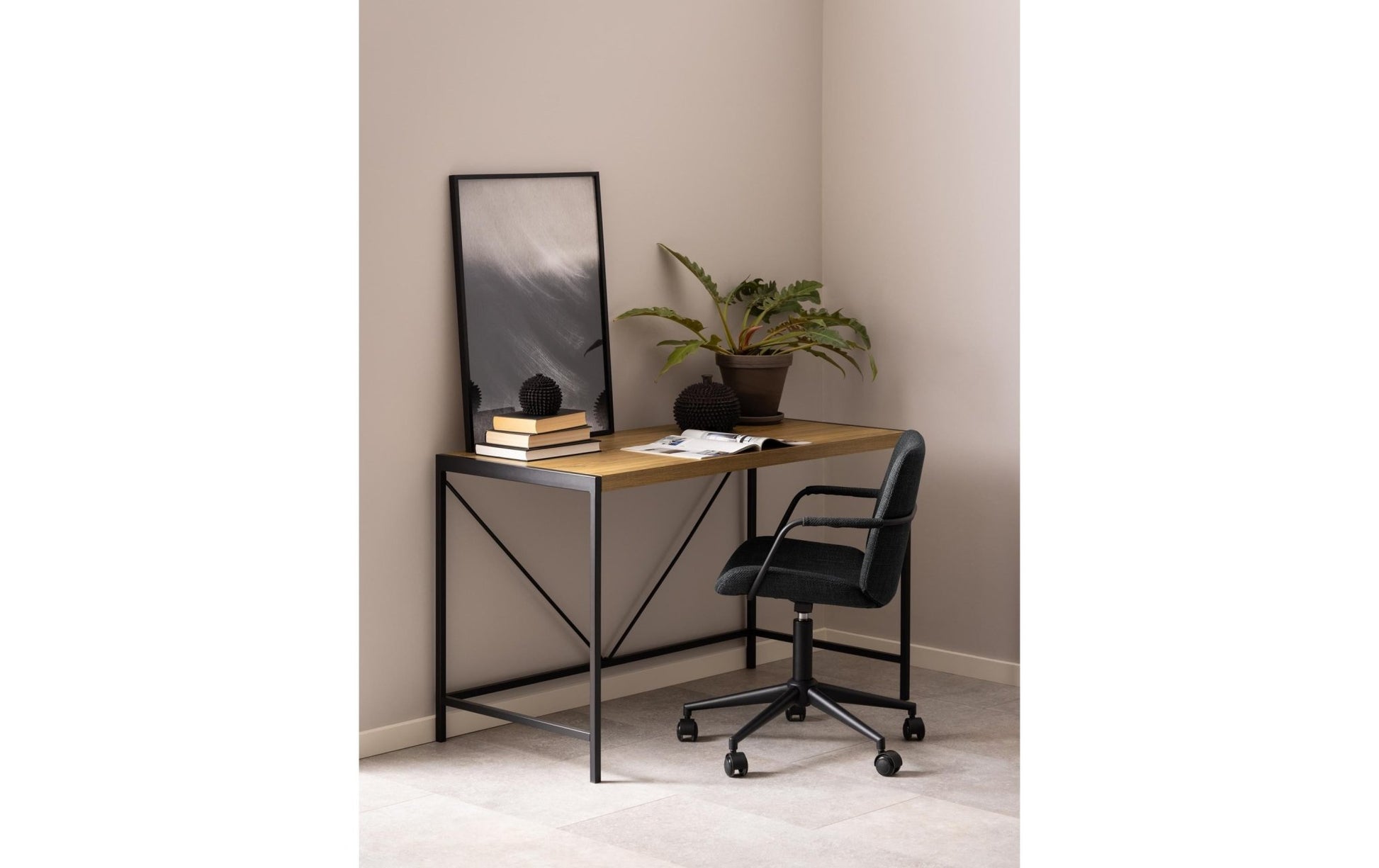 AC Design Tisch Bahamas, Schwarz / Braun - MEGART