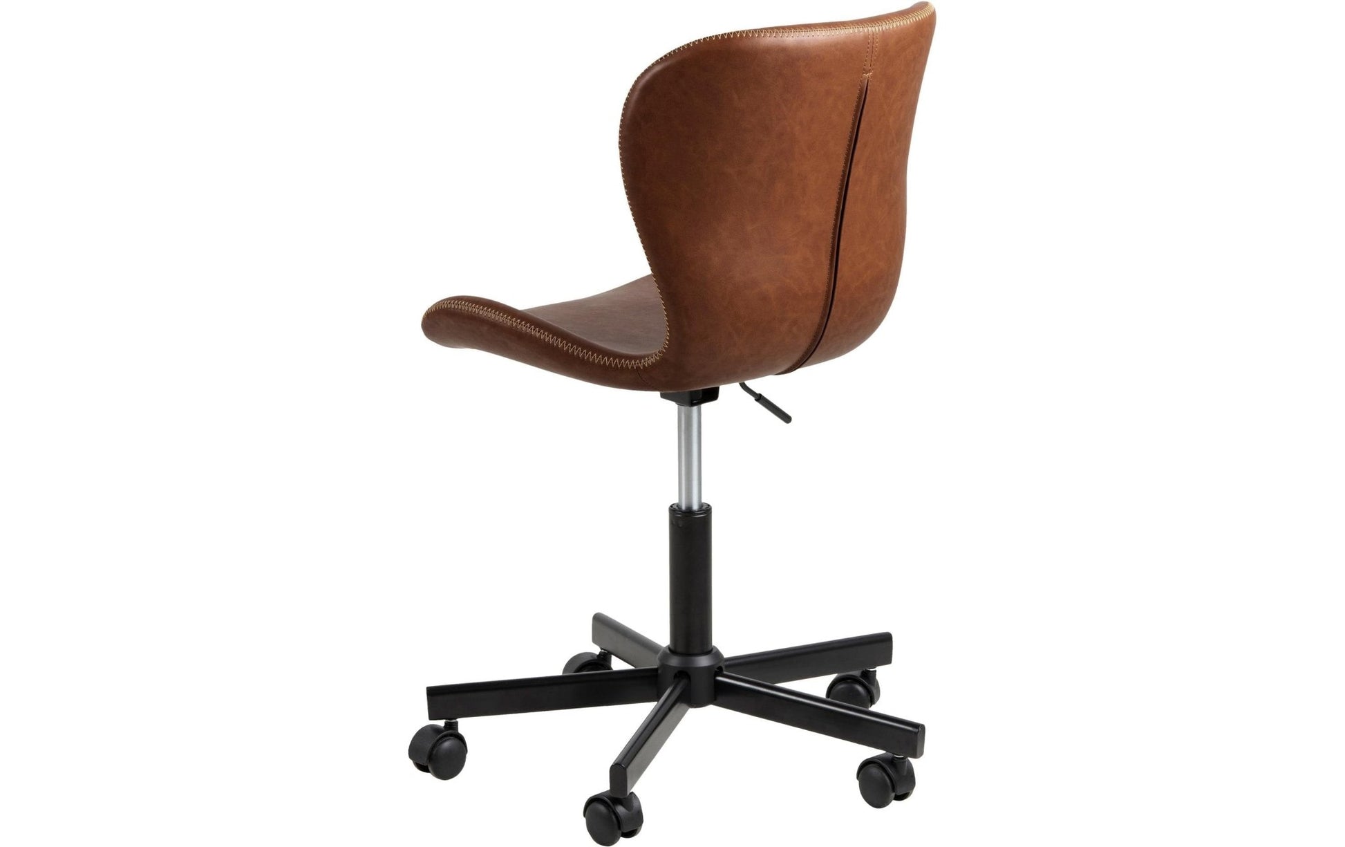 AC Design Bürostuhl Batilda, mit Polsterrücken, Cognac - MEGART