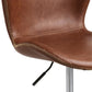 AC Design Bürostuhl Batilda, mit Polsterrücken, Cognac - MEGART