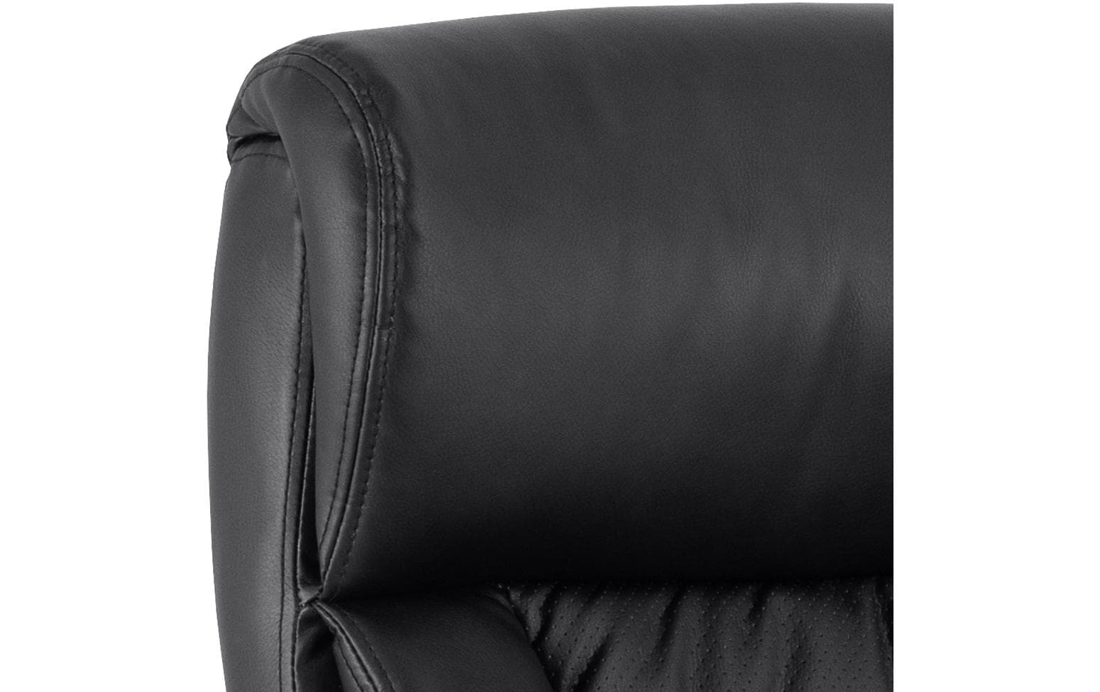 AC Design Bürostuhl Benson, mit Polsterrücken und Armlehnen, Schwarz - MEGART