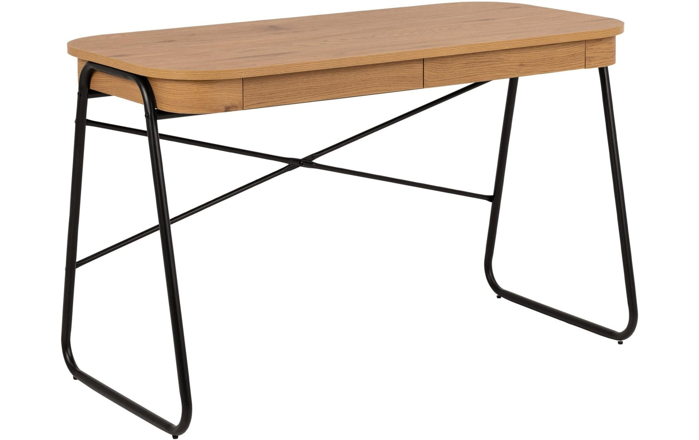 AC Design Tisch Blueton, Schwarz matt / Wildeiche matt - MEGART