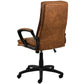 AC Design Bürostuhl Brad, mit Armlehnen und Bremsrollen, Camel - MEGART
