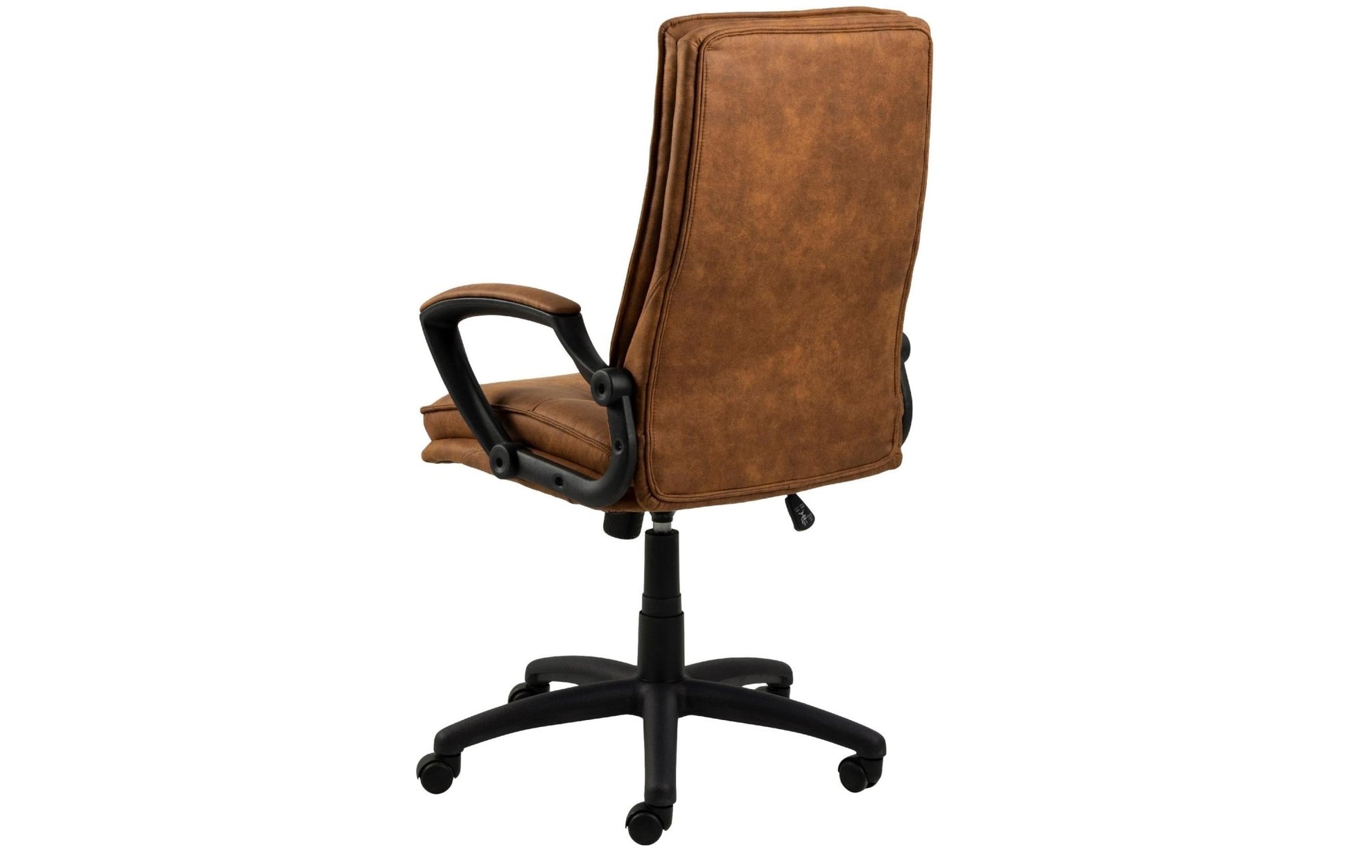 AC Design Bürostuhl Brad, mit Armlehnen und Bremsrollen, Camel - MEGART