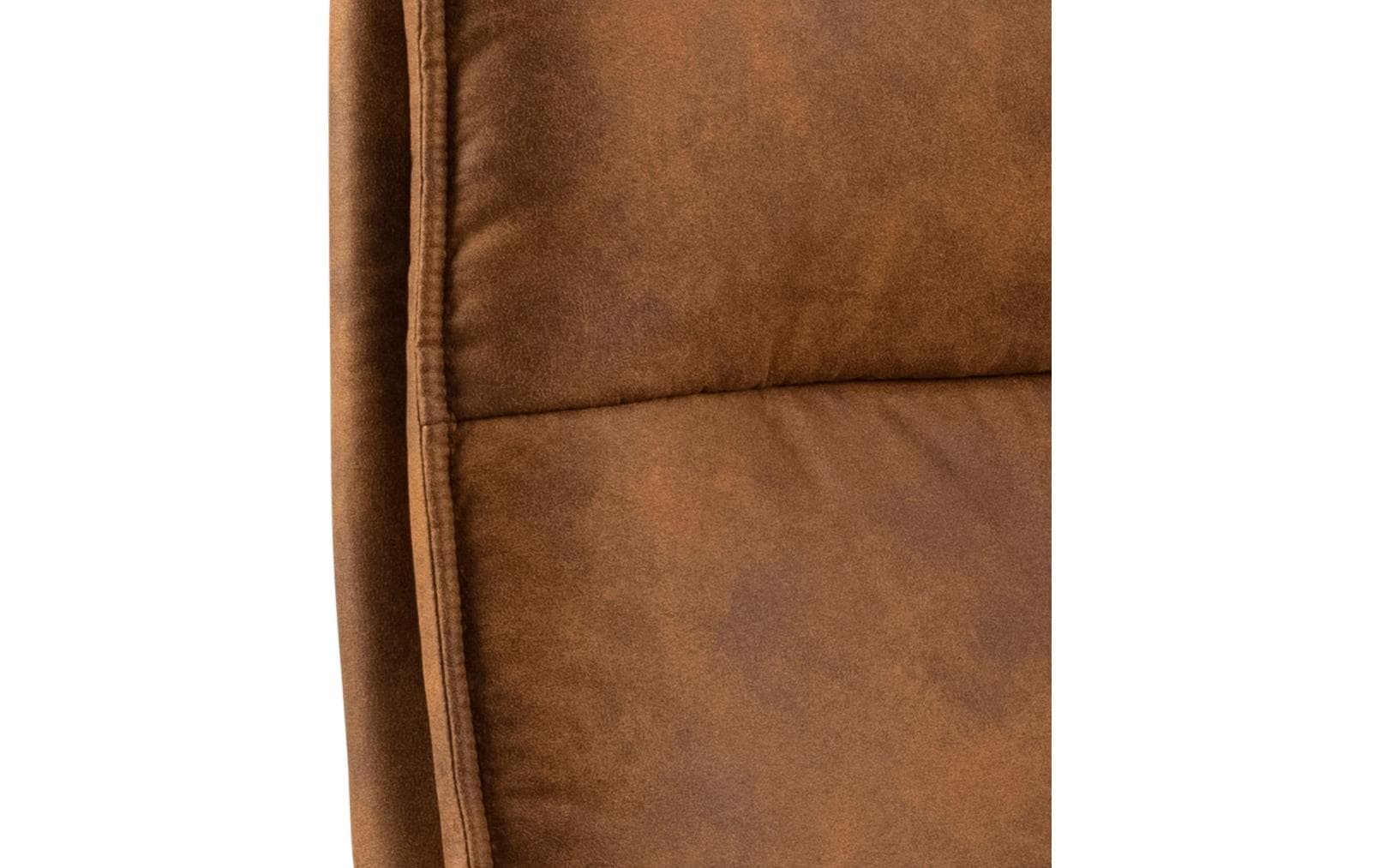 AC Design Bürostuhl Brad, mit Armlehnen und Bremsrollen, Camel - MEGART