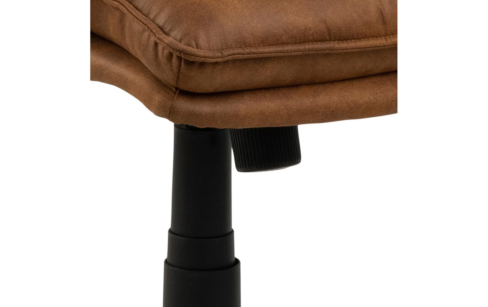 AC Design Bürostuhl Brad, mit Armlehnen und Bremsrollen, Camel - MEGART