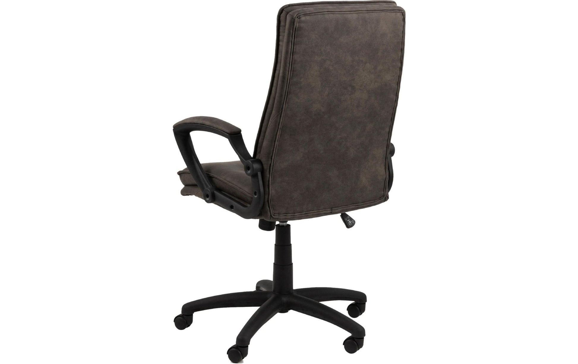 AC Design Bürostuhl Brad, mit Armlehnen und Bremsrollen, Anthrazit - MEGART
