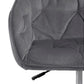 AC Design Bürostuhl Brooke, mit Bremsrollen, Dunkelgrau - MEGART