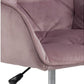 AC Design Bürostuhl Brooke, mit Bremsrollen, Dusty Rose - MEGART