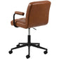 AC Design Bürostuhl Cosmo, mit Polsterrücken und Armlehnen, Cognac - MEGART
