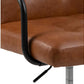 AC Design Bürostuhl Cosmo, mit Polsterrücken und Armlehnen, Cognac - MEGART