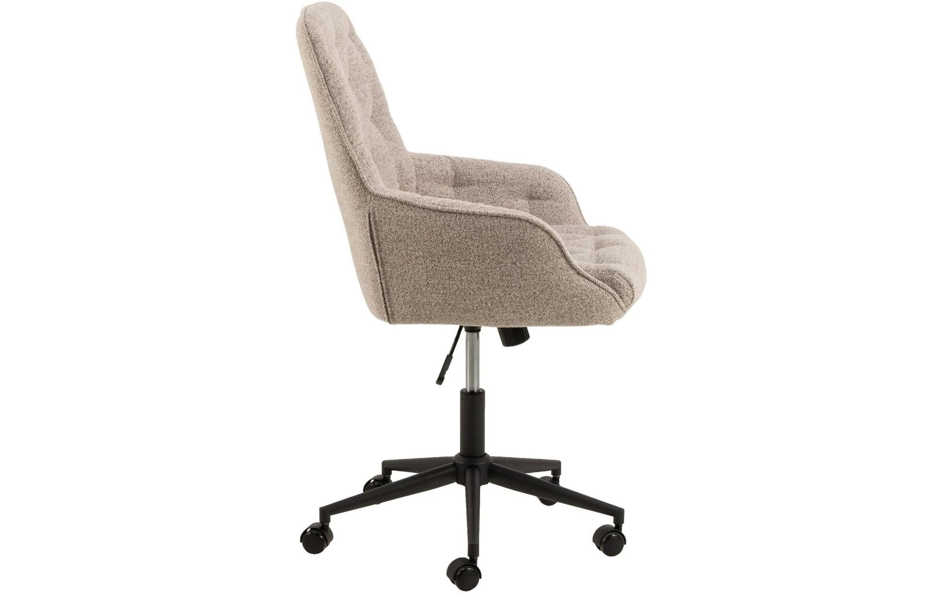 AC Design Bürostuhl Erik, mit Polsterrücken und Armlehnen, Beige - MEGART
