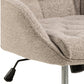 AC Design Bürostuhl Erik, mit Polsterrücken und Armlehnen, Beige - MEGART