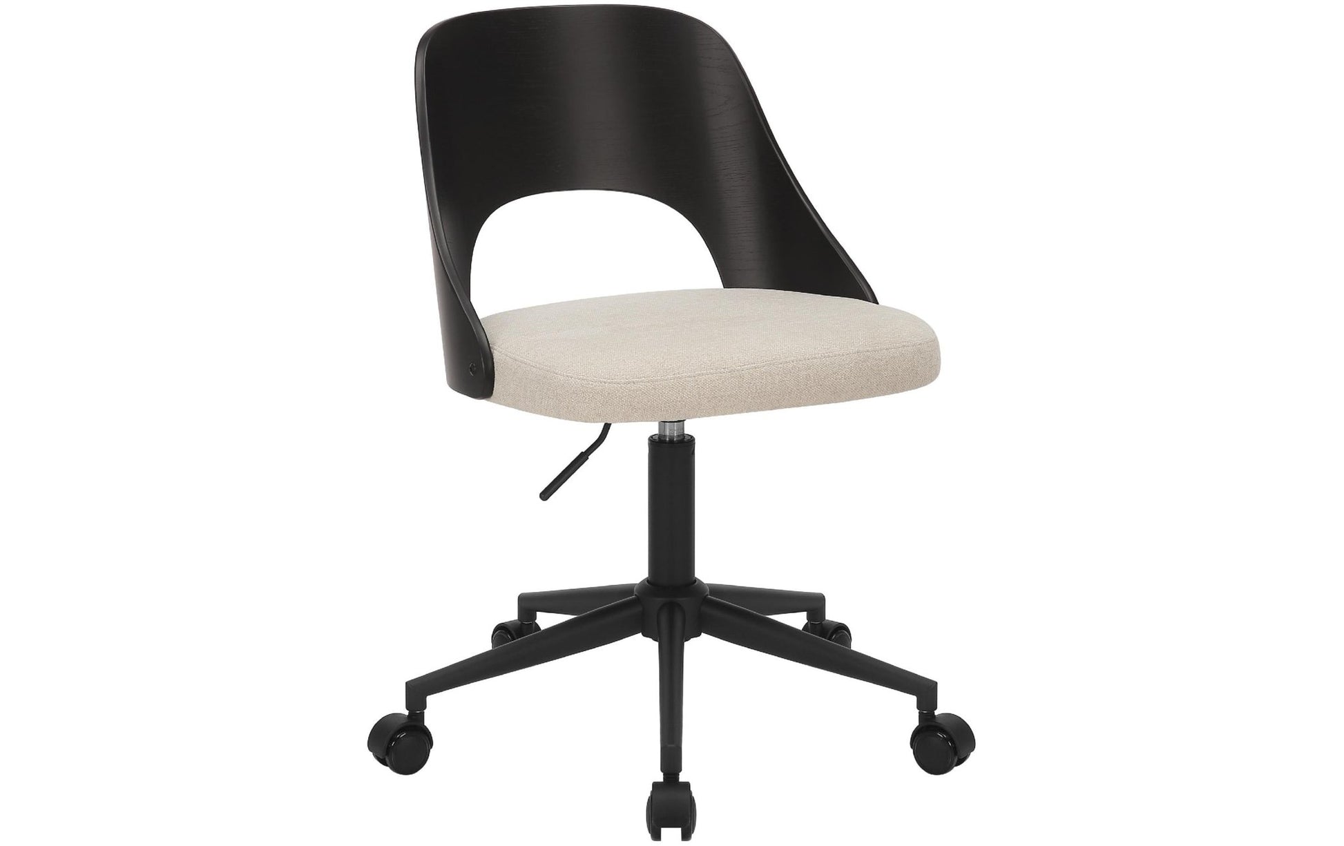 AC Design Bürostuhl Lucy, Schwarz / Weiss - MEGART
